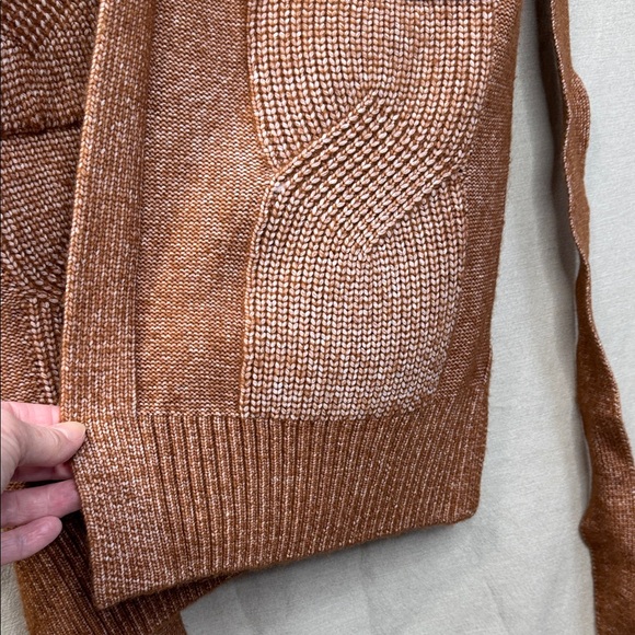 Nine West Sweater Brown Cardigan w/ Belt Long Length Wool Blend in Size M  NWT - Picture 8 of 15